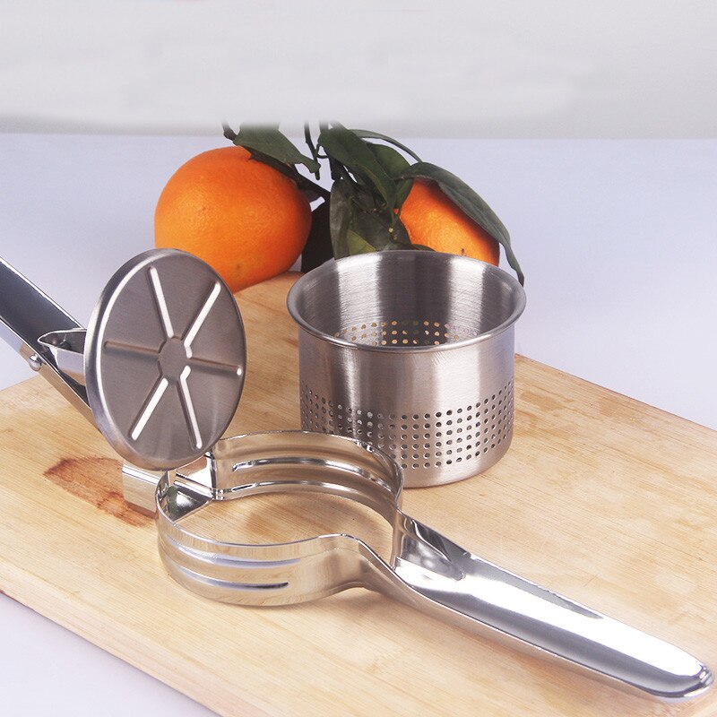 Spremiagrumi manuale in acciaio inossidabile melograno limone succo d&#39;arancia spremere fango pressa spremiagrumi a pressione manuale