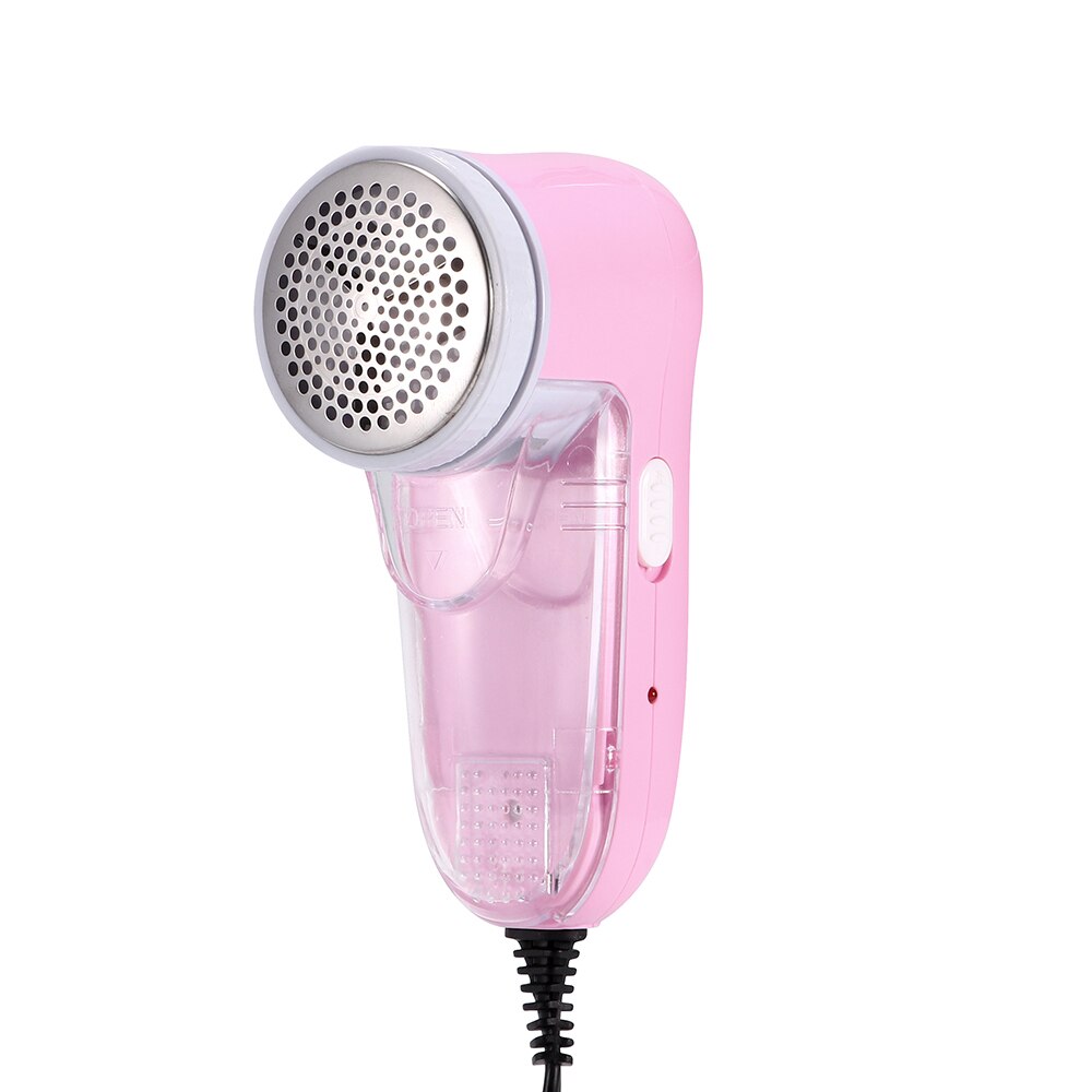 Rasoir électrique pour vêtements de maison, dissolvant de peluches en tissu, peluche électrique, brosse Portable et lame, dissolvant de peluches Rechargeable: Pink EU Plug