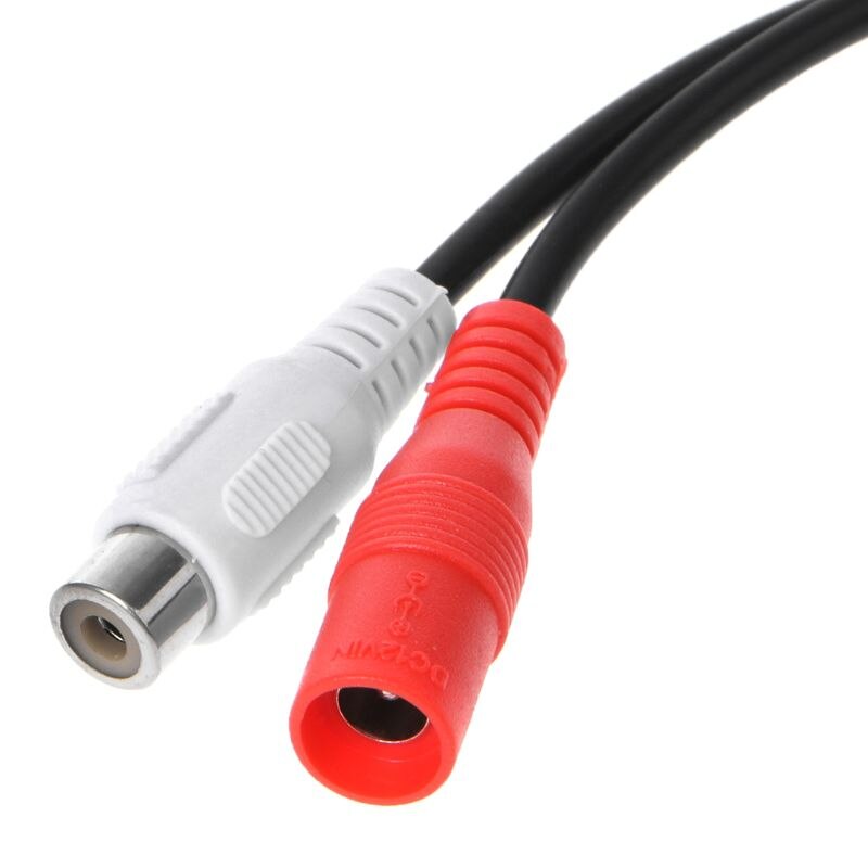 Mikrofonempfindliches aufnahmekabel für cctv-sicherheitsmonitor-dvr-kamera
