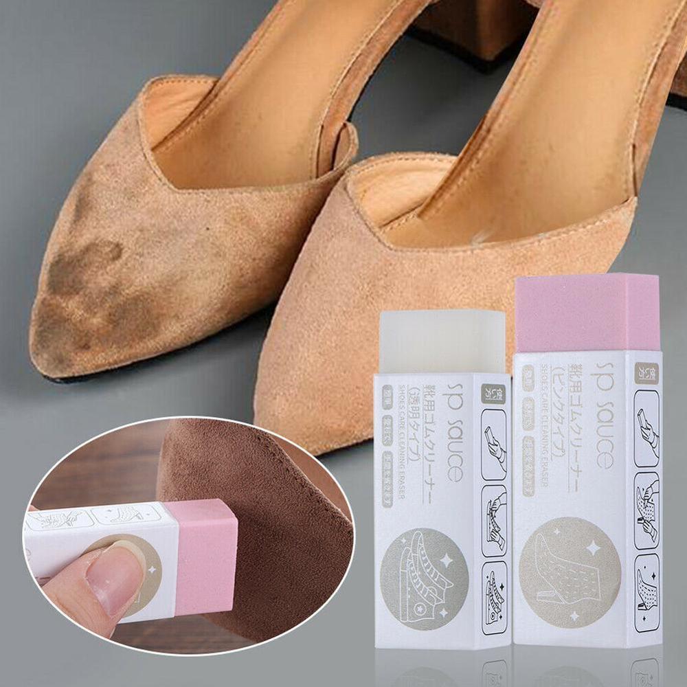 Goma de borrar de ante y piel de oveja, cuidado de cuero mate, cuidado de la tela, limpiador de zapatos, cuero
