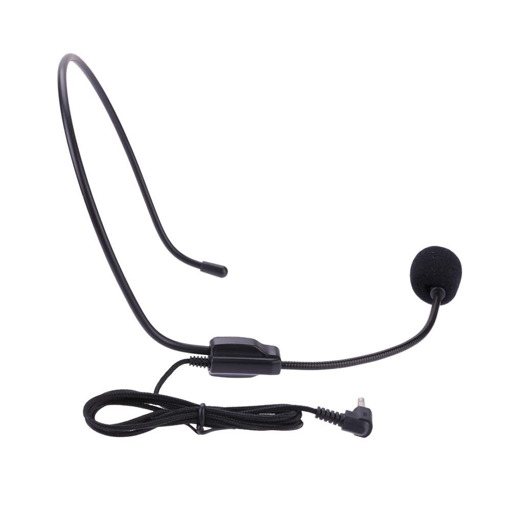 Head-mounted headset microphone Portable Lightweight Wired 3.5mm Plug Guide Lecture Speech Headset mic for teaching meeting