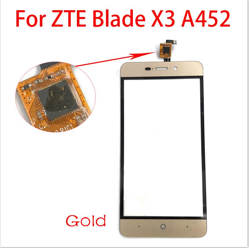 Touch Screen For ZTE Blade AF3 V8 X3 Blade D2 T620 A452 Nubia N1 NX541J Q Lux Touch Screen Digitizer Sensor Panel: A452  gold