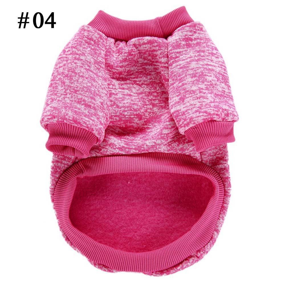 Hond Gebreide Trui Huisdier Trui Kat Truien XS-L Acryl Garen Comfortabele Mode Klassieke Winter Herfst Honden Jas: Rose / S