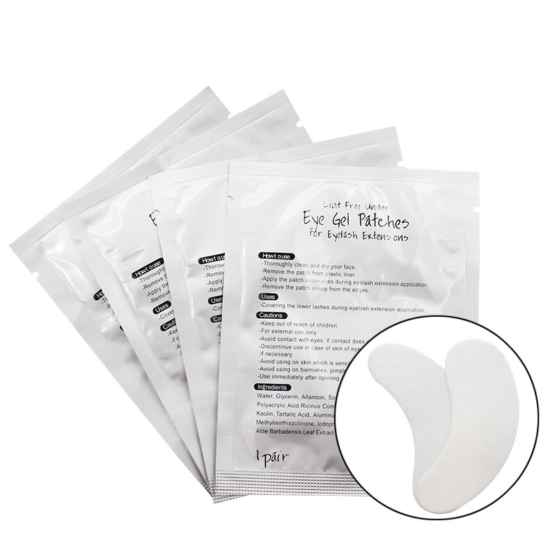 50 Pairs Eyelash Extension Stickers Under The Eye Pad Eyelash Extension Paper Patch For Eyelash Extension Stickers Gel Patch