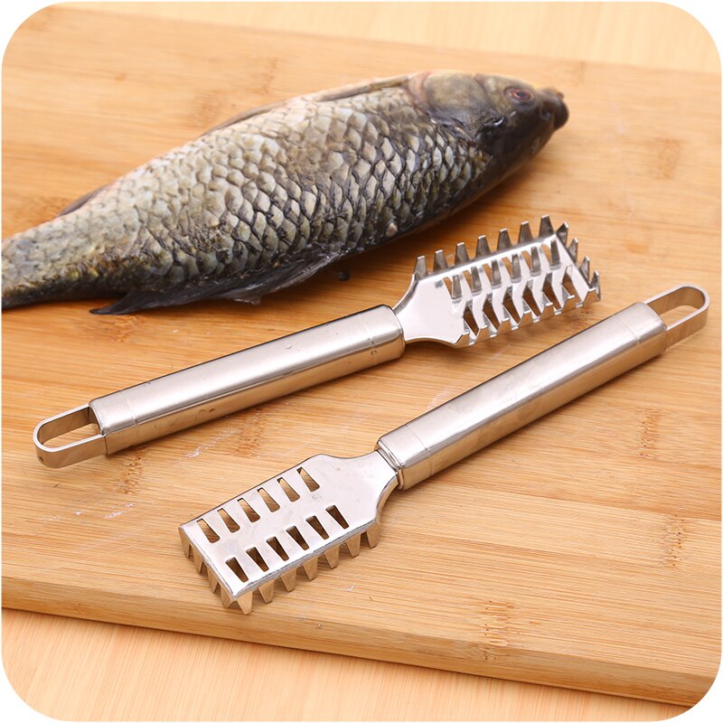 1pc Stainless Steel Fish Scales Planing Scales Kitchen Supplies Small Scales Scraper Fish Tool