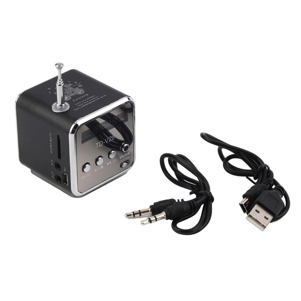 Mini Digital tragbar Radio Fm Mini Radio Internet Fm Radio lautsprecher USB SD Karte Spieler Für praktisch Pc Musik Spieler MP3 MP4