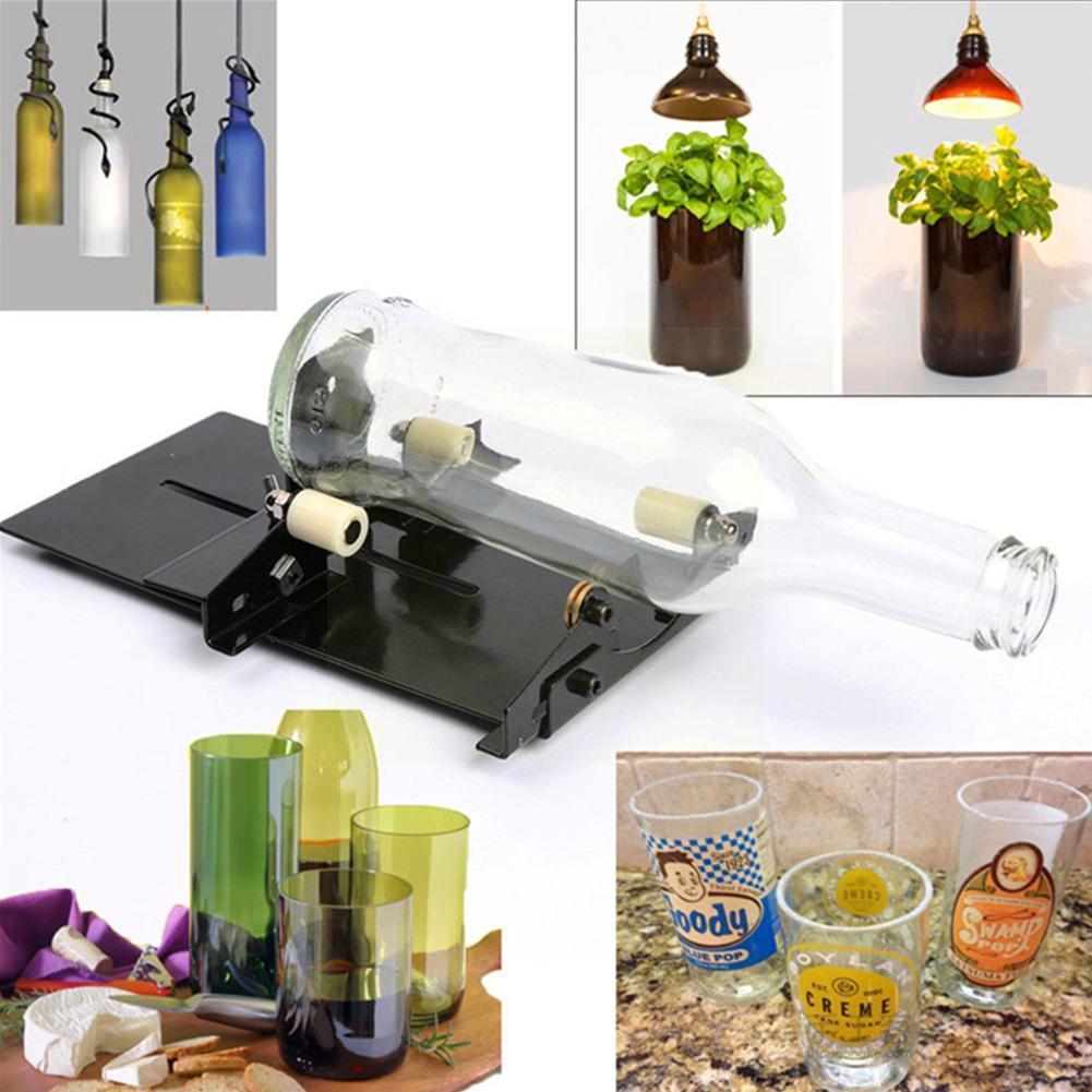 Glass Cutter Glass Bottle Cutter Cutting Tool Square And Round Wine Beer Glass Sculptures Cutter For Diy Glass Cutting Mach Q8o8