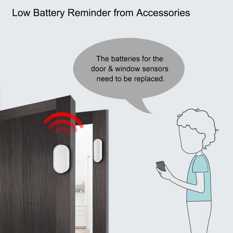 TUYA Wifi Doorbell Alarm System Intelligent Wireless Strobe Siren 58 Sound and Light Siren compatible 433MHz wireless detectors