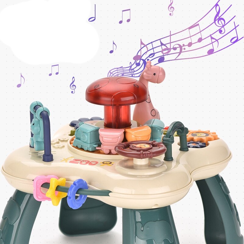 Baby Aktivitäzehn Tisch Baby Aktivitäzehn Zentrum Pädagogisches Tisch Baby Spiele Für Babys ändern Puzzle bilden Sensorischen Spielzeug