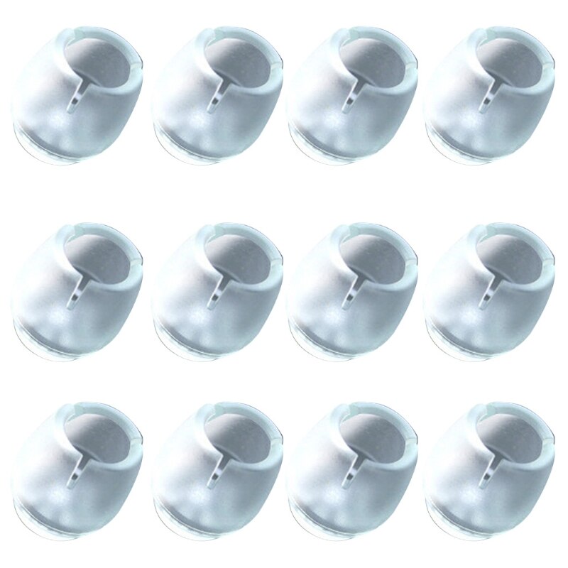 12pcs Table Chair Leg Mat Silicone Non-slip Leg Cap Foot Protection Bottom Cover: 14