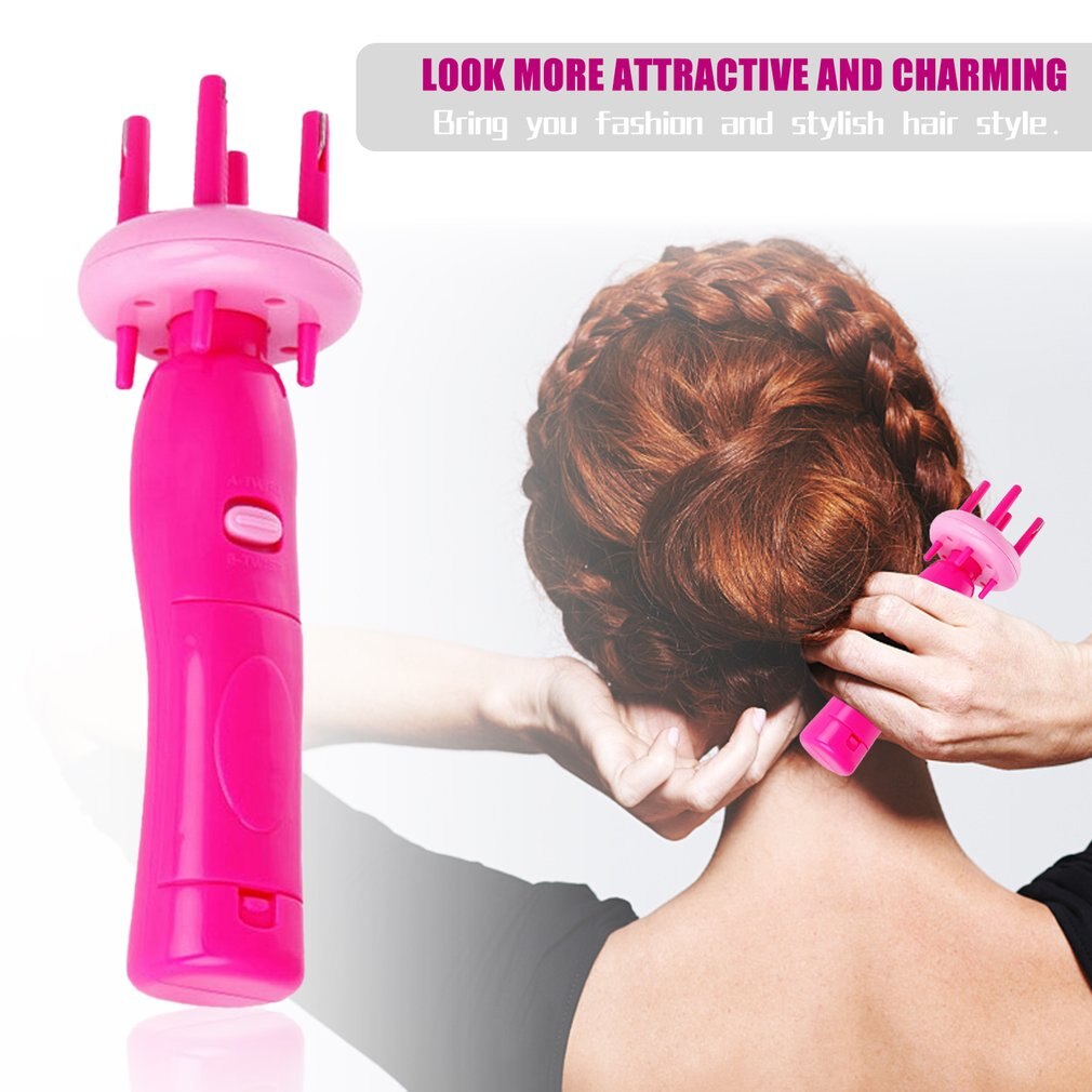 Hair Styling Tools Hair Braider Automatically Braid Machine Electric Hemp Flowers Hair Braide Hair Braider Device Kit