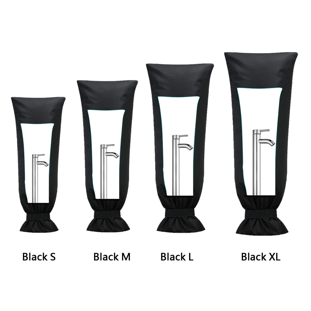 Outdoor Reusable Insulation Pipe Covers For Outside Antifreeze Cover Tap Protector Tool Heat Preservation Winter Double Layer