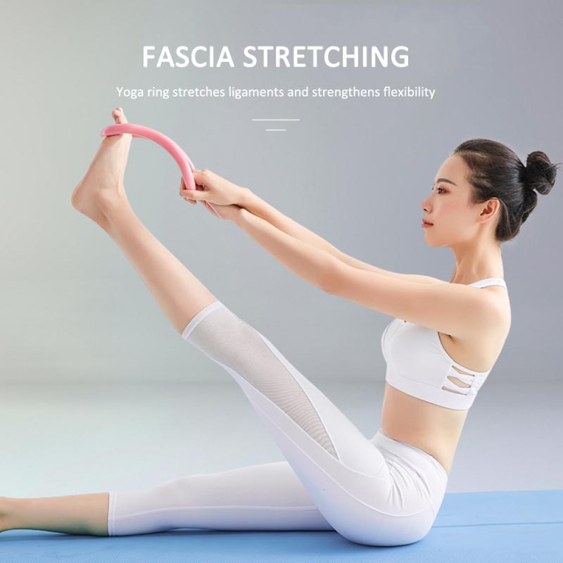 Yoga ring åben ryg smuk ryg artefakt pilates cirkel fitness cirkel træning modstand hjælpeværktøj kalv hjem