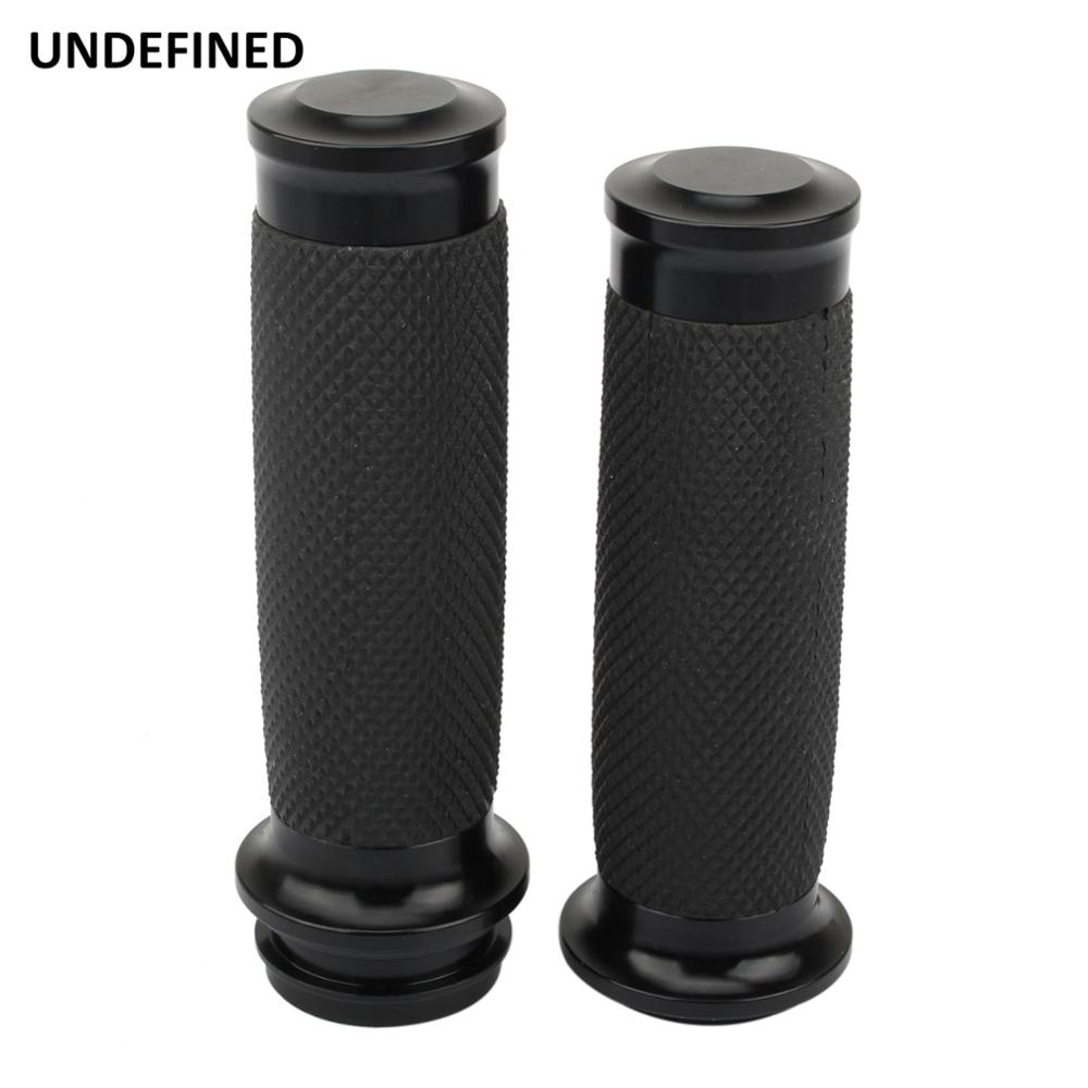 1&#39;&#39; Motorcycle Handle Grips Electronic Throttle 25mm Handlebar Grips for Harley Touring Road King Electra Tri Glide FLHR Dyna