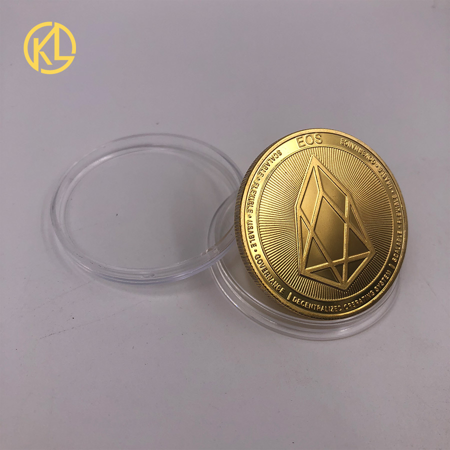 CO012 Gold Plated Ethereum Classic Coin Commemorative Coin Art Collection Physical Metal Imitation Home Party Decoration: CO-013-1