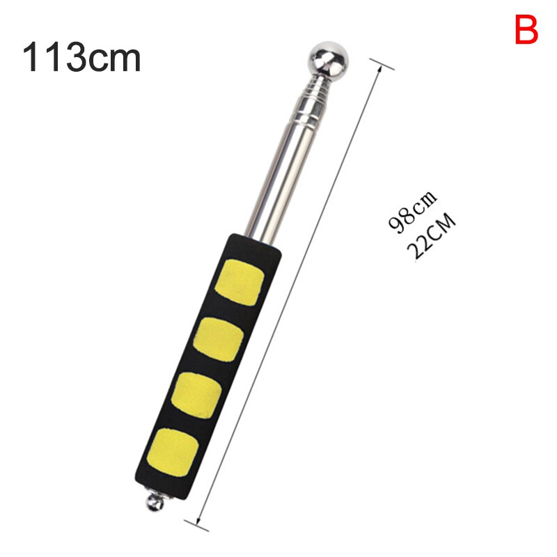 Extendable Detection Stainless Steel Wall Test Telescopic Thickening Home House Wall Check Empty Drum Hammer Inspection Tool: B
