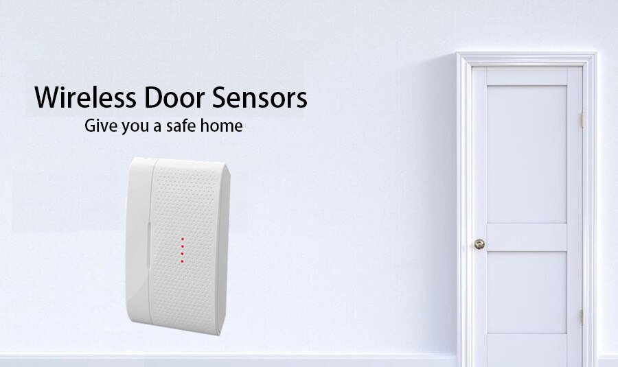 Sgooway hälytys langaton magneettikosketin oven tunnistin ikkuna magneettikosketin oven ilmaisin 433 mhz hälytysjärjestelmään