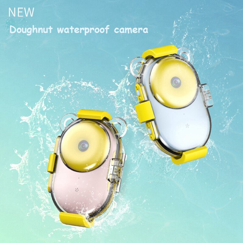2.0 Inch Mini 8.0Mp Children Hd Wifi Digital Camera Lcd Dual Lens Donut Camera Waterproof Cute