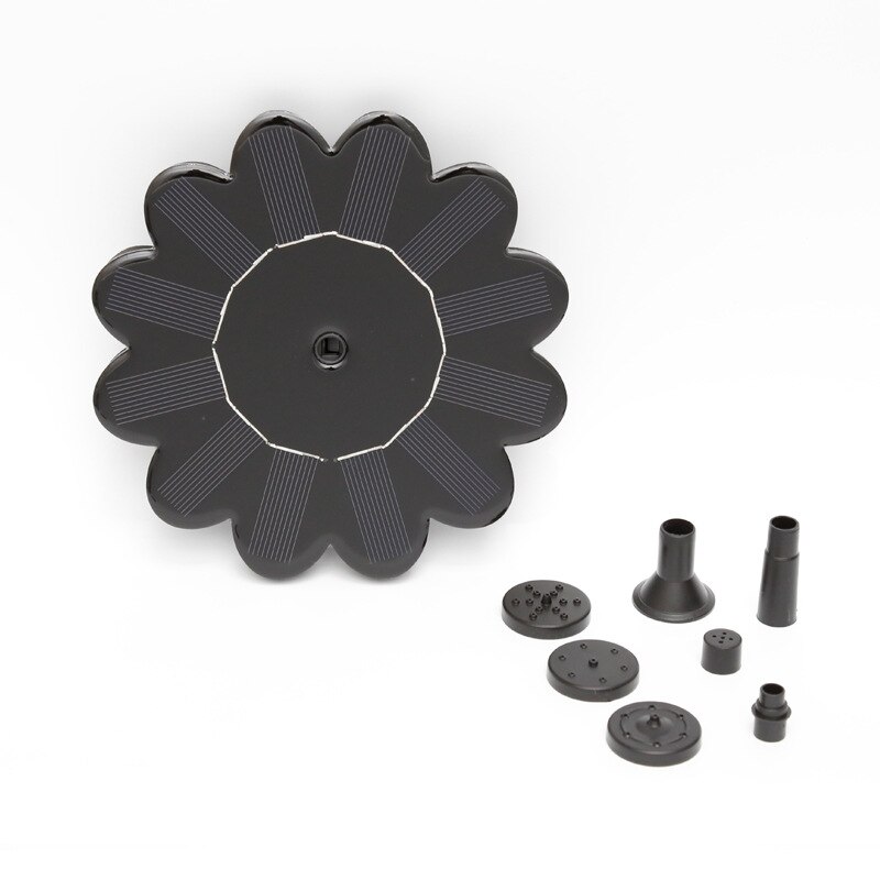 Mini op zonne-energie werkende fontein, zonne-energie fontein, tuin zwembad vijver, buiten zonnepaneel, drijvende fontein pomp, tuindecoratie