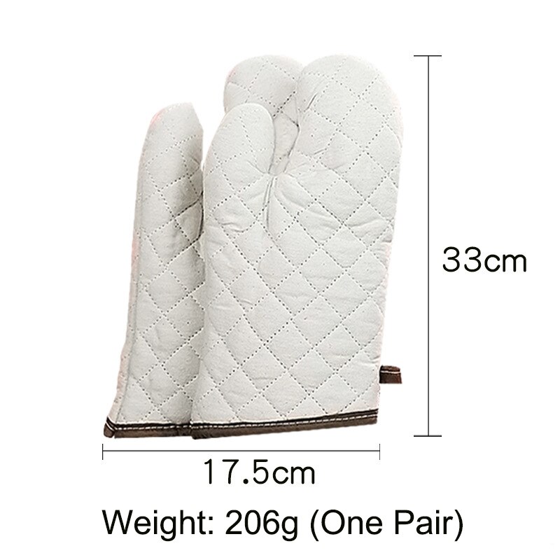 Guantes para hornear, manoplas aislantes térmicas para horno microondas, resistentes a altas temperaturas, antiquemaduras: Big