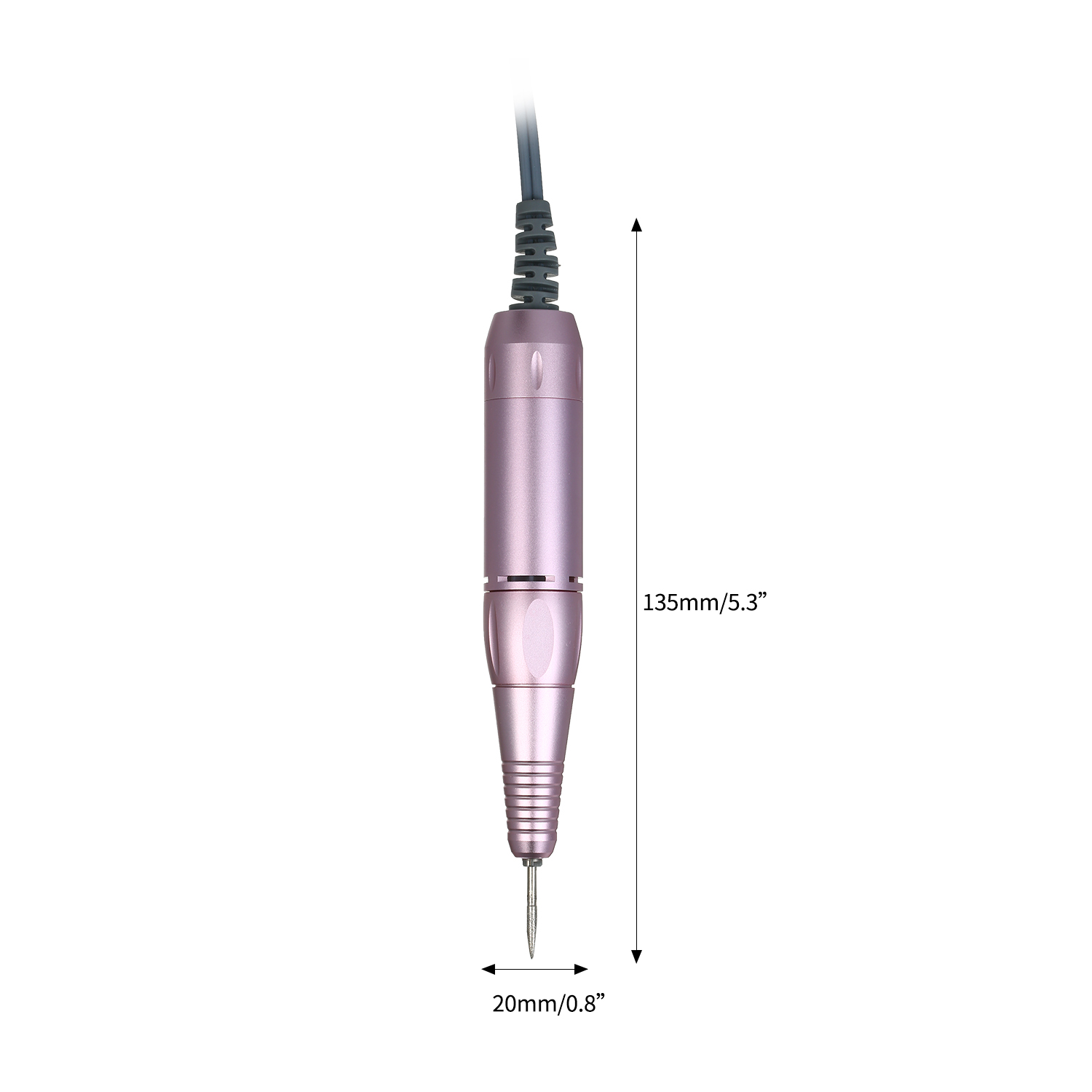 Perforador de uñas eléctrico , herramienta para arte de uñas, pluma con mango, accesorios artísticos para uñas, manicura y pedicura
