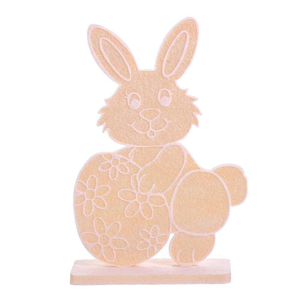 1/3 Pcs Pasen Konijn Houten Decoratie Diy Hout Opknoping Ambachten Schattige Bunny Pasen Ornamenten Feestartikelen Hout Ambachten: Style 8-1pc