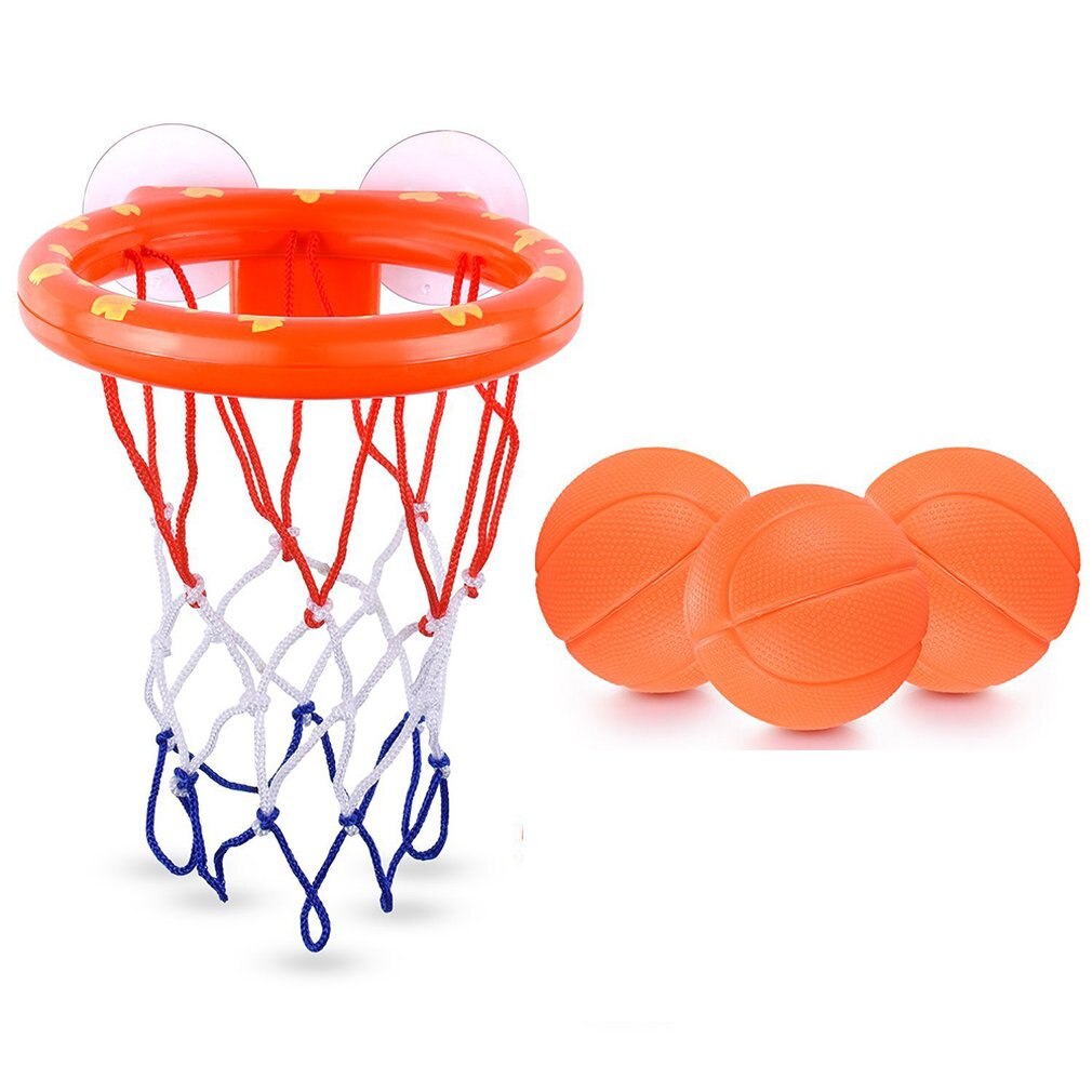 Bad Speelgoed Basketbal Hoepel en 3 Ballen Speeltoestel voor Peuters Kids Met Sucker Jongen Meisje Bad Zwembad Shooting Game