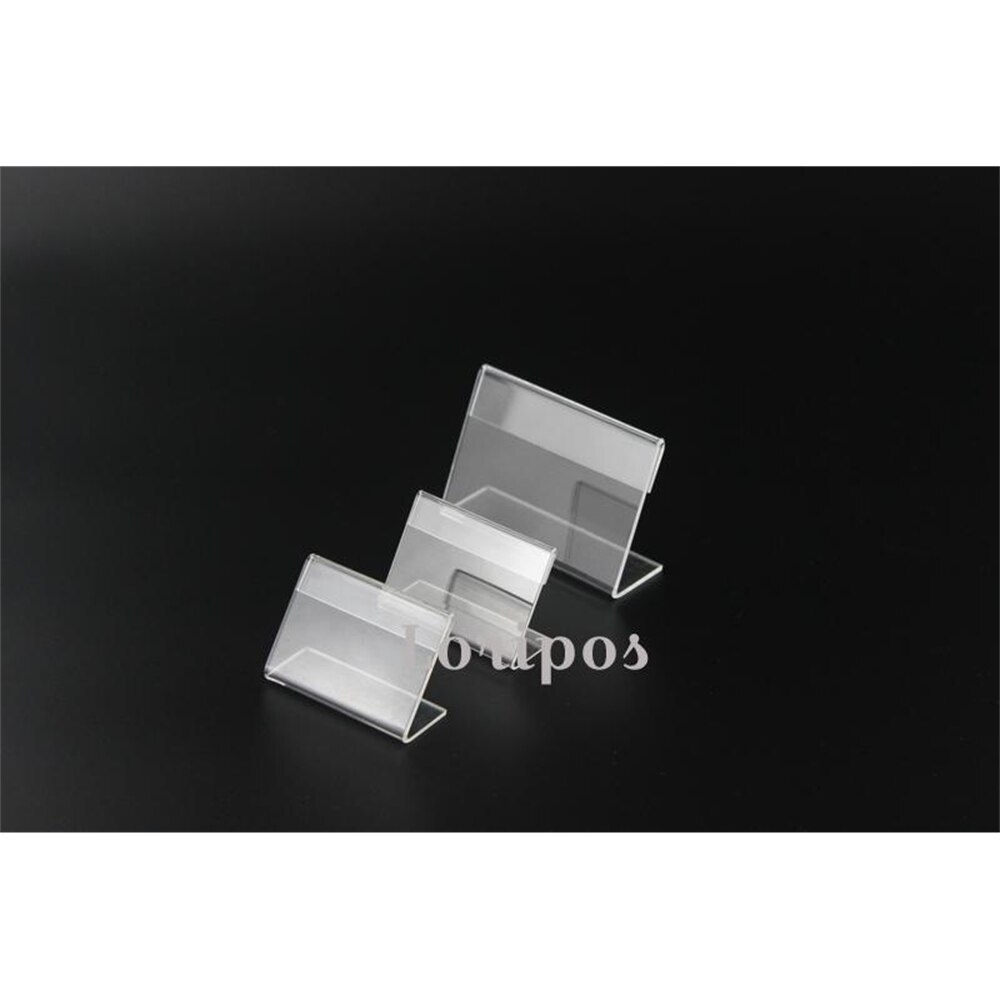 25pcs Transparent Price Tag Stand Plastic Sign Dis... – Grandado