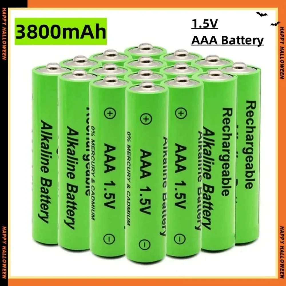 3800 mah 1.5v aa+aaa wiederaufladbare aaa-alkalisch-batterie, geeignet für taschenlampe, maus, uhr, fernbedienung usw. + ladegerät