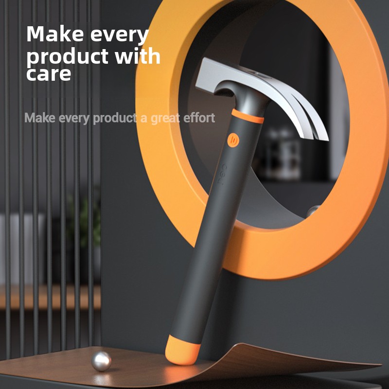 1 szt. 283g mini Młotek Szczękowy Kempingowy Młotek robić Gwoździ z Uchwytem Redukującym Wstrząsy Wielofunkcyjne Narzędzie Ręczne robić Napraw Domowych