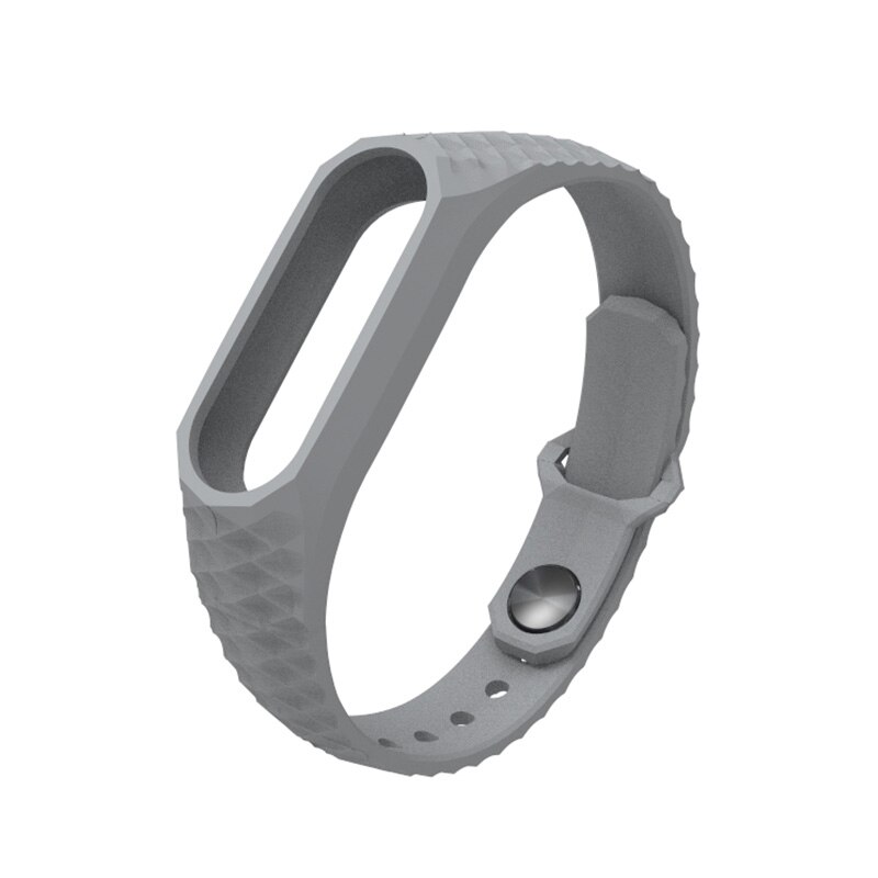 For Xiaomi Mi Band 2 Strap for Smart Watches Silicone Aurora Bracelet Wristbands for Xiomi Miband 2 Correas My Bend Straps Sport: gray