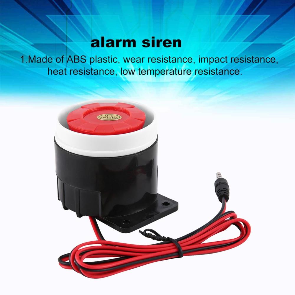 DC Piezo Electronic Buzzer Alarm Siren Security Horn 12V DC Electronic Buzzer Alarm Siren Security Horn 120 dB Alarm Siren