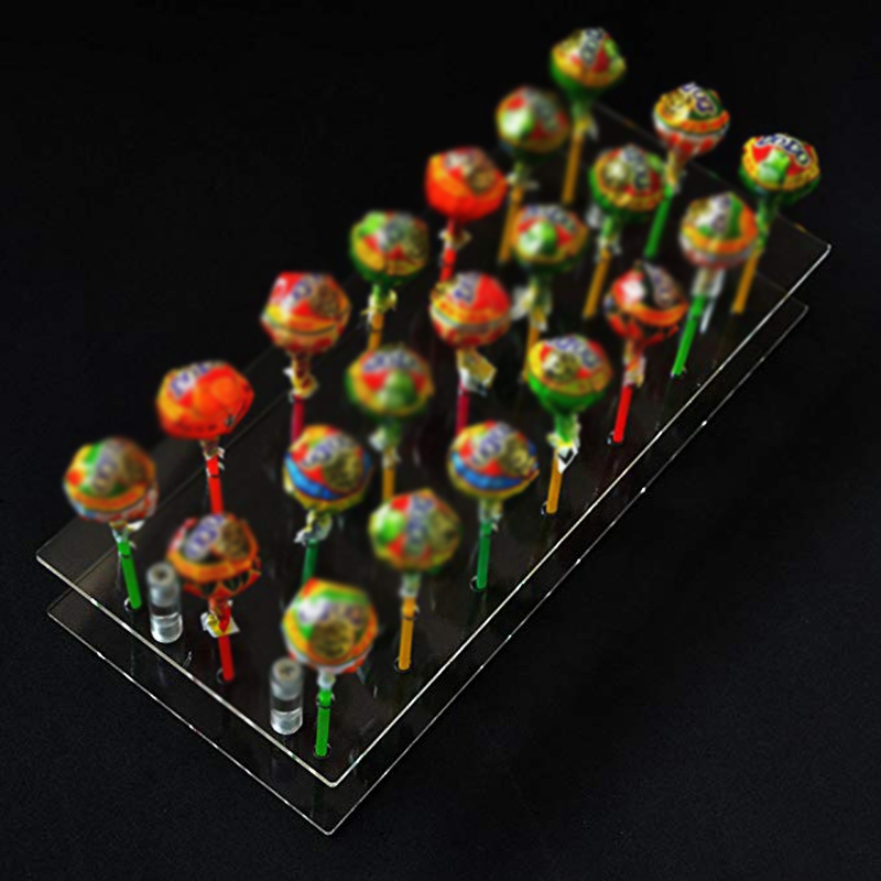 DIY Clear 21 Gaten Rechthoekige Cake Pop Lollipop Houder Party Bruiloft Verjaardag Display Stand Levert
