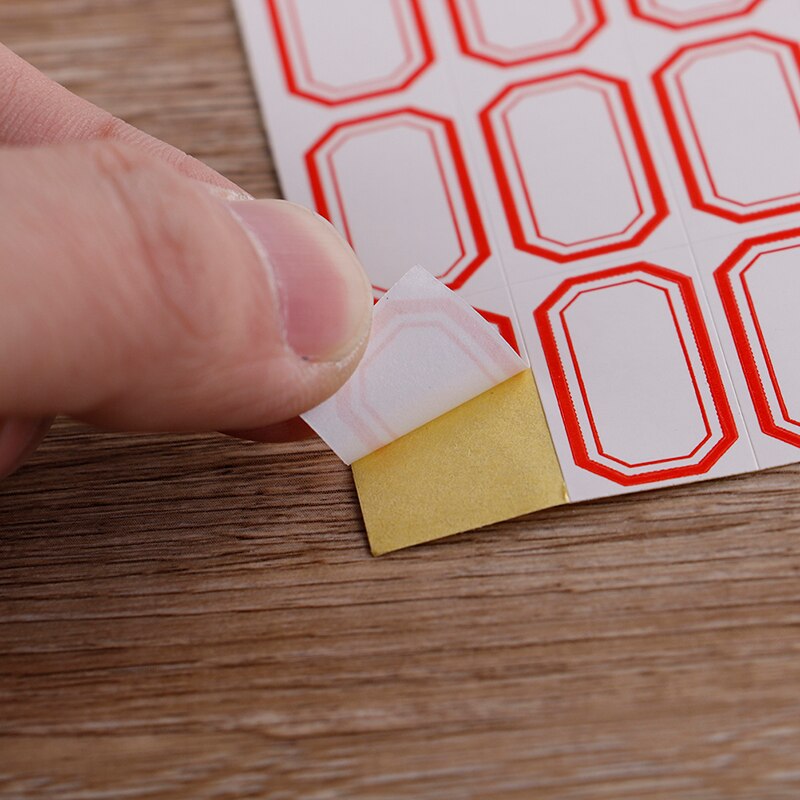 10sheets/pack (64pcs/sheet) Stationery Label/Sticker White Label Write Name Sticker Blank Sticker Label Child Stationery Sticker