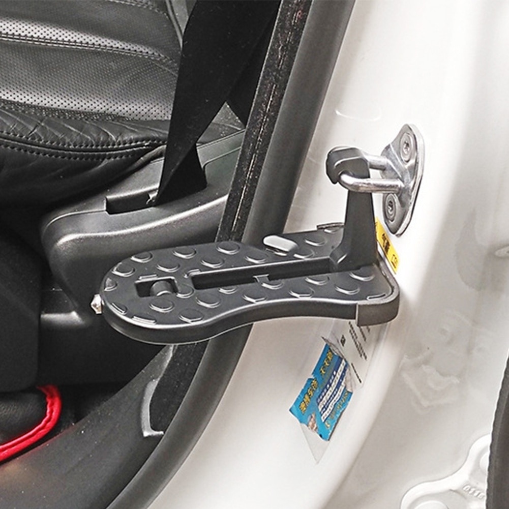 Vehicle Foot Pedal Foldable Car Supplies Step Ladder Portable Easy Access To Rooftop Door Step Hook Aluminum Alloy