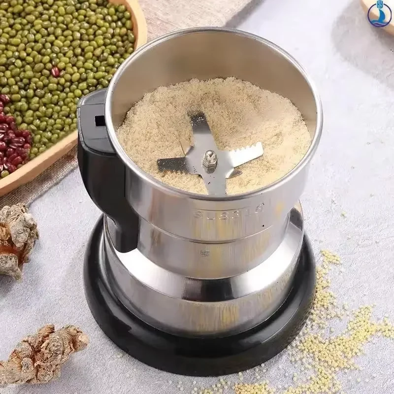 400W Stainless Electric Grinder Baby Food Pulverizer Coffee Beans Mill Grinder Fast Grinding Multifunction Smash Machine