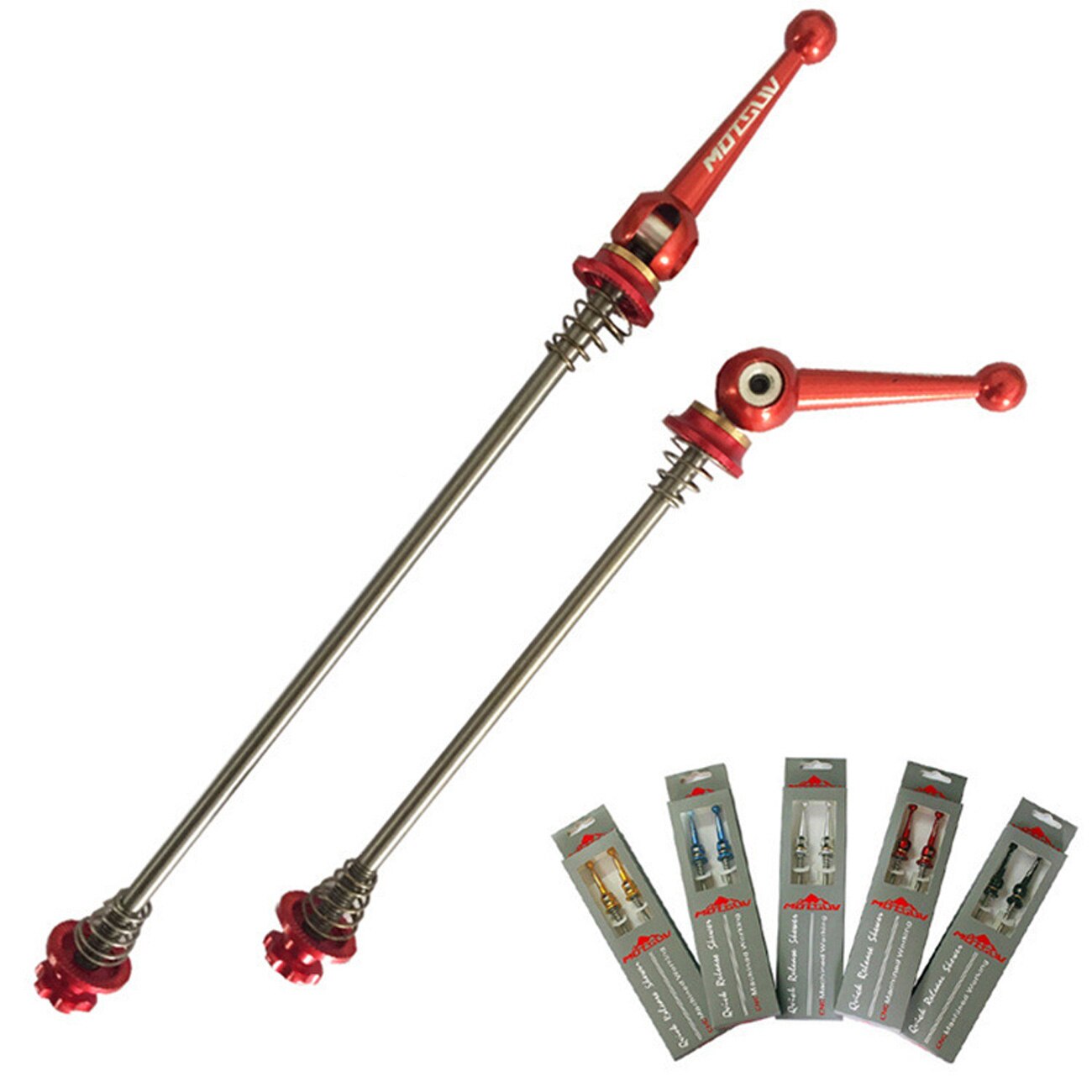 Bike Quick Release Lever Folding Bike Titanium Ti Skewer Bicycle Wheel Hub Rear Skewers Clip Cycling Training Accessories