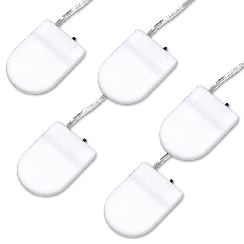 2/5PCS CR2032 Button Coin Cell Battery Socket Holder Case DIY Battery Storage Box With ON-OFF Switch 3 volt: 5PCS White