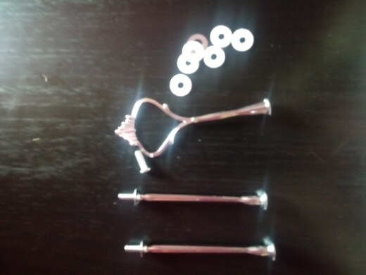 2/3 Layers Crown Cake Plate Stand Desserts Pastry Rack Handle Fitting Party Wedding Party Silver Gold 6 colors: 3 tie sliver