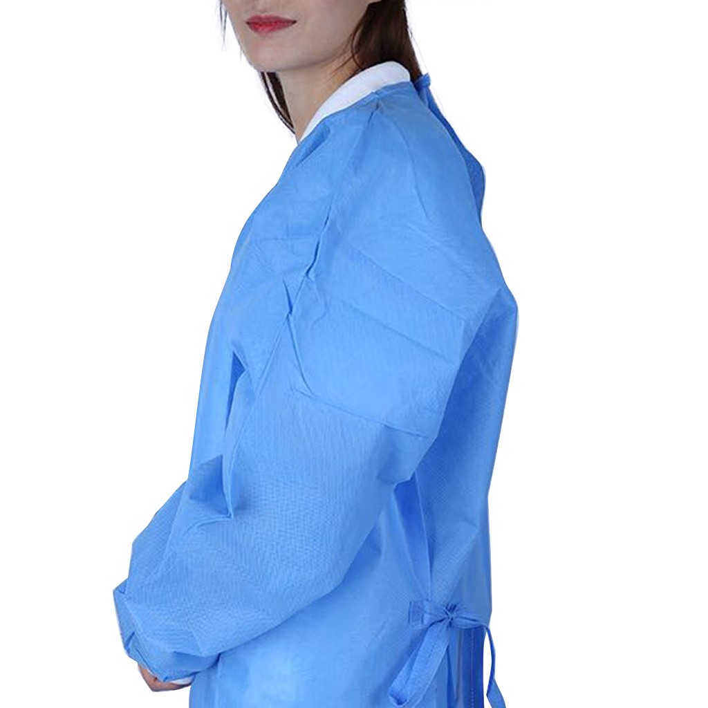 Disposable Protection Gown Dust Spray Suit Siamese Non-woven Dust-proof Anti Splash Clothing Safely Clothes In Stock#E30