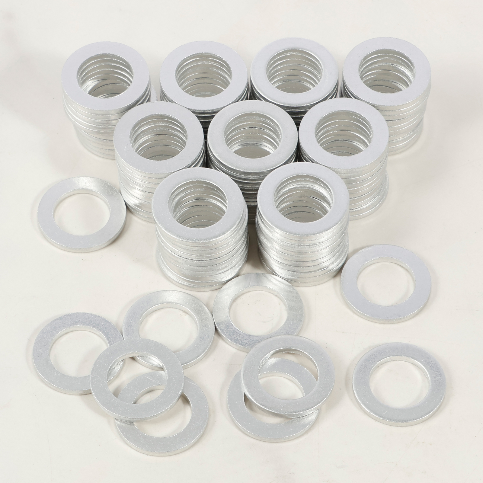 Junta de tapón de drenaje de aceite de 14mm, arandelas de trituración de aceite de motor de aleación de aluminio, sellos antideslizantes, accesorios exteriores automotrices de repuesto