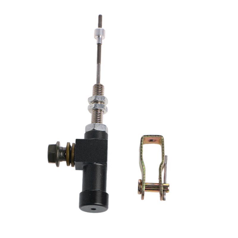 Motorcycle Hydraulic Clutch Master Cylinder Rod Brake Pump M10x1.25mm Aluminum: Black