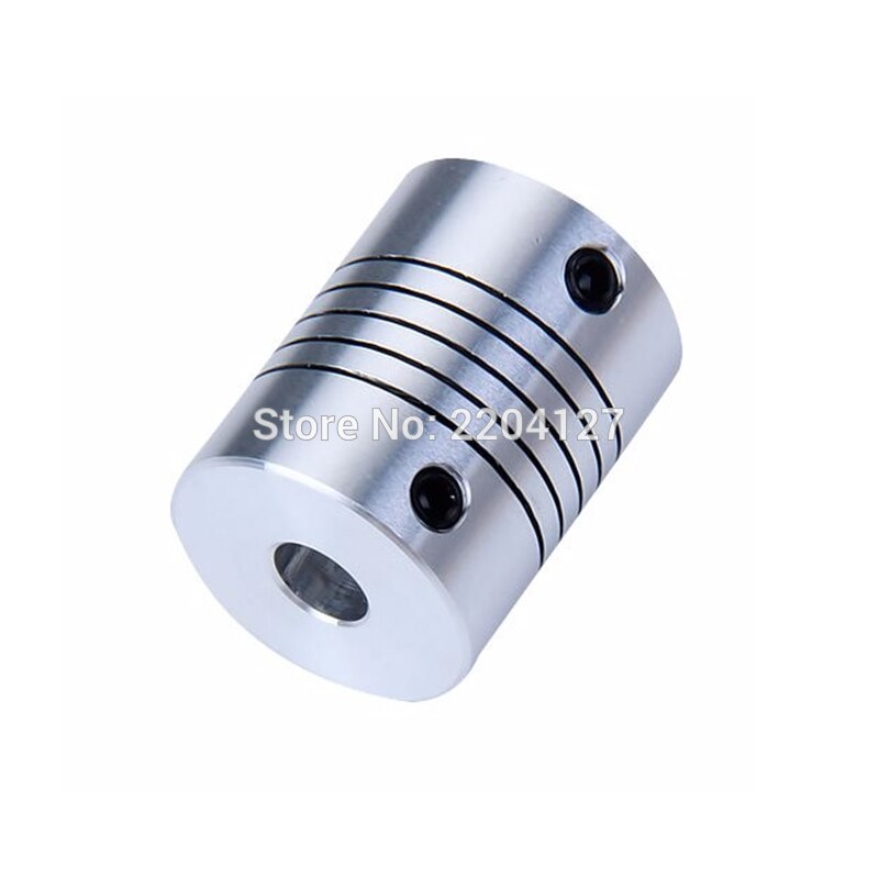 Flexible Kupplung 19 X 25 Mm – CNC Motor Jaw-Kupplung, Elastisch, Bohrungen 3–10 Mm (6 Mm Auf 6,35 Mm)