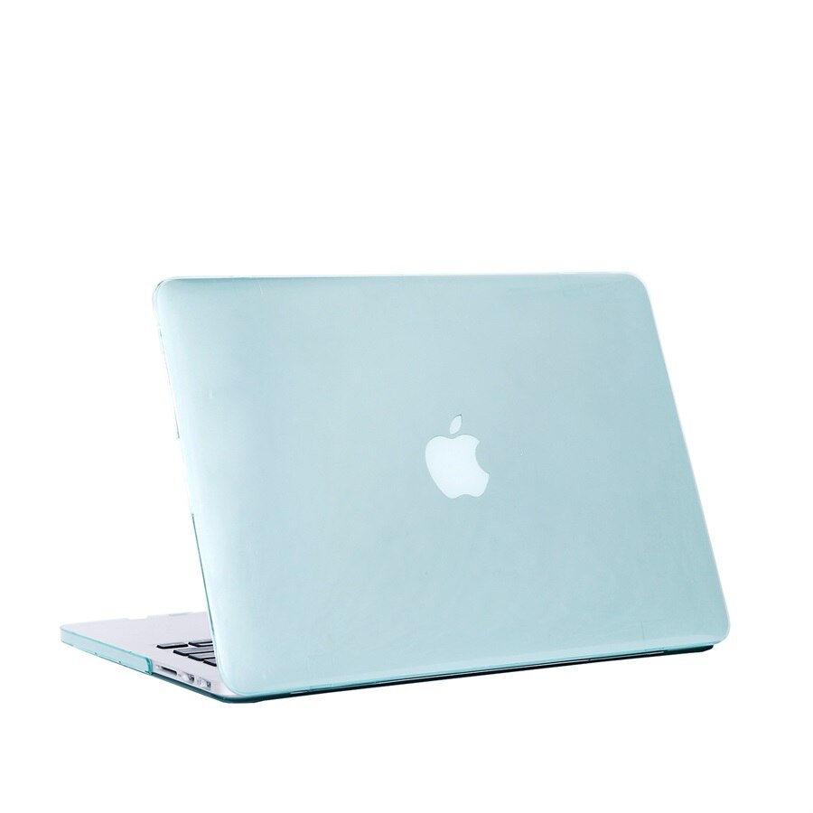 For Old Macbook Pro 13 with Retina Case, Crystal Clear Hard Case & Silicone Keyboard Cover Screen Protector for A1425 A1502: Clear Green