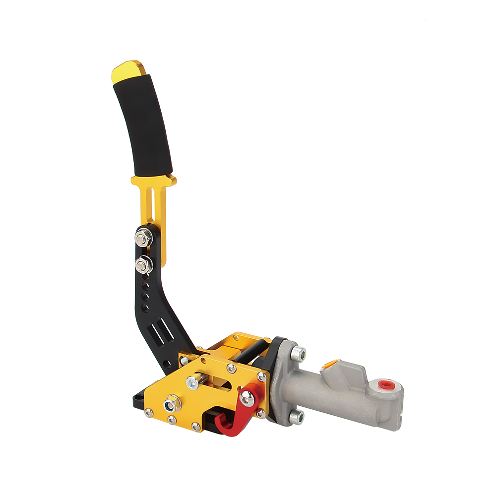 Universal E-brake Drift Race Hand Brake Black Long Vertical Hydraulic Handbrake Hydro: Gold