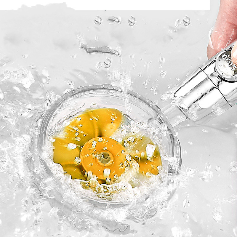 1Pc 360 Draaiende Ventilator Douchekop Rest Kamer Druk Sproeikop Shampoo Sprinkler Voor Huishoudelijke Badkamer Benodigdheden Accessoires