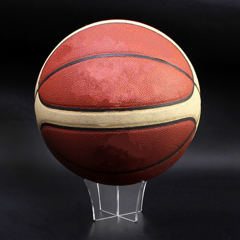 3 Pack Football Stand Holder Acrylic Ball Display Stand for Volleyball Basketball Display
