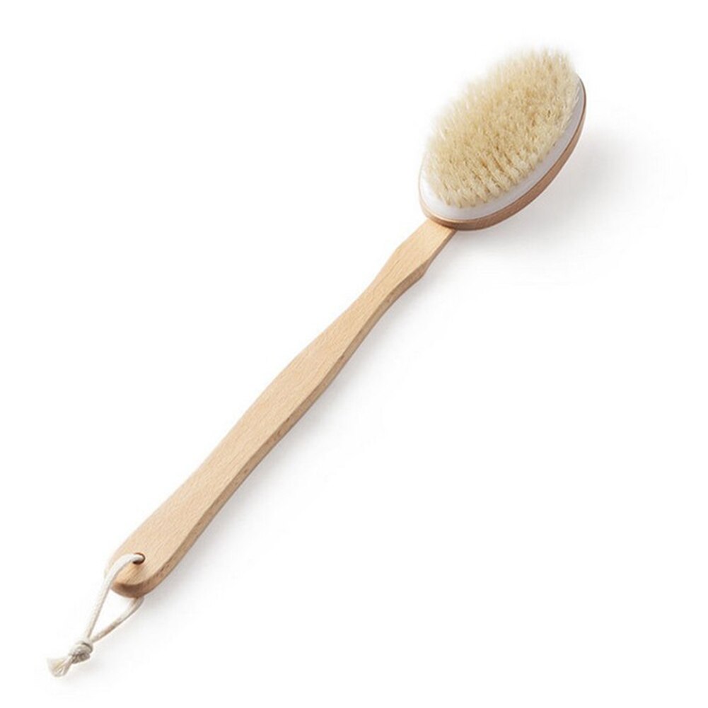 Long Handle Bath Brush Bristles Body Massage Brush Scrubbing Dead Skin Scrubber Bathroom Accessories Shower Cleaning Tool