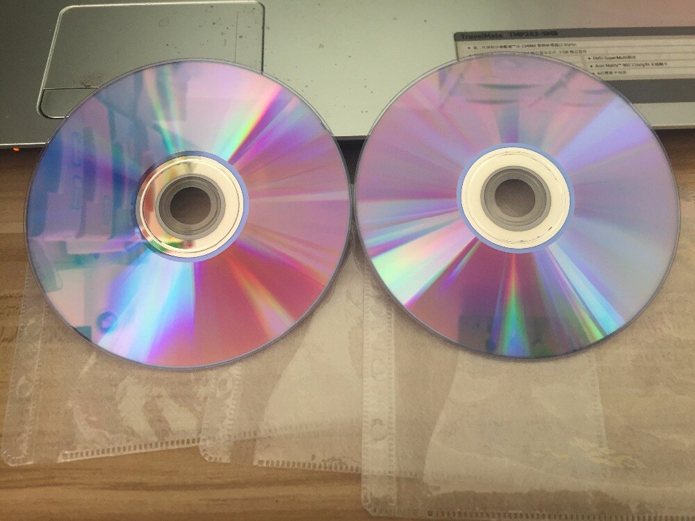 5 Discs UPL Blue Blank Printed 4.7 GB 4X DVD RW Discs