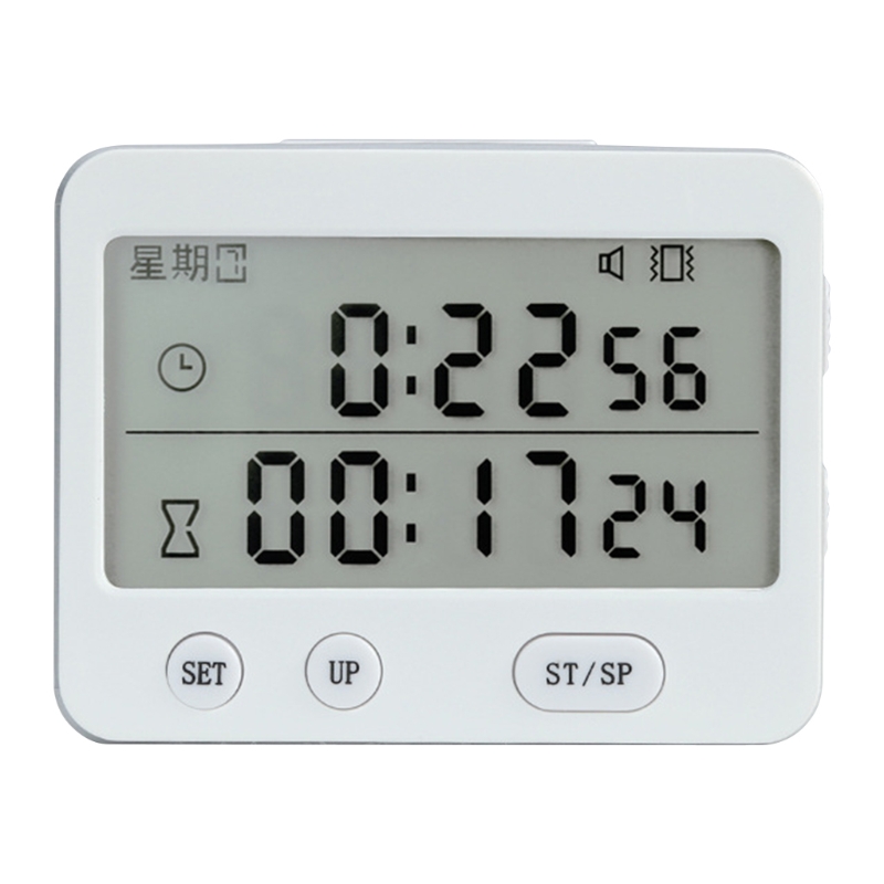 Digital Kitchen Timer with Dual Count Down Up Stop Watches Timer/Magnetic Timer Clock 24 hours Clock Memory Function